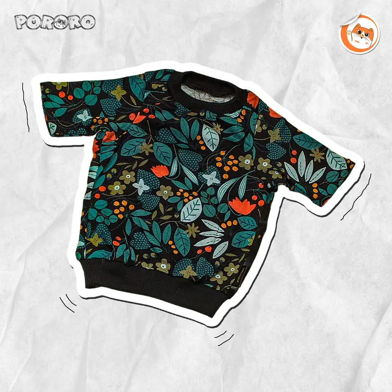 PORORO - Baju Kucing Pororo Motif Hawai Murah Kualitas Premium 4