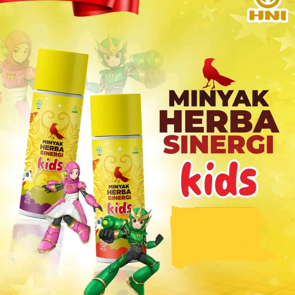 MHS HNI HPAI Varian Terbaru- Minyak Herba Sinergi Kids - Minyak But But Anak Multi Manfaat - HNI HPAI