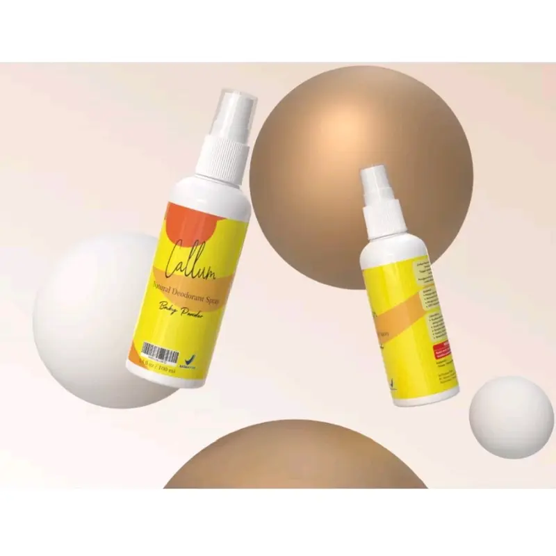 Callum Deodorant Spray Tawas Cair 100ml Menghilangkan Bau Badan dan Bau Ketiak Original 3