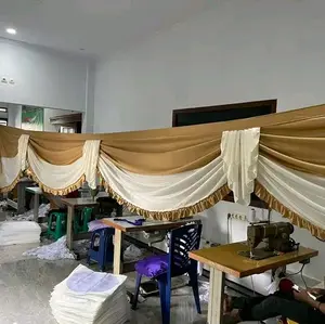 rumbai tenda untuk pelengkap dekorasi tenda harga permeter,atau pergelombang 23000