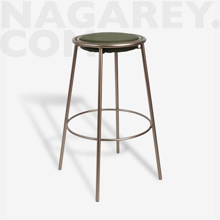Gambar Hugo Bar Stool H 65 CM Antique Silver Frame Lizardo Green Seating Cushion Kursi Bar Besi Industrial Kafe dari NAGAREY Kota Administrasi Jakarta Barat Tokopedia