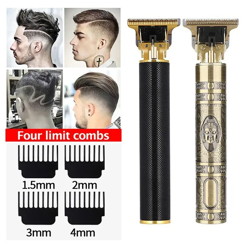 Man Hair Clipper Hairdresser Vintage T9 Hair Trimmer Profesional Shaver Trimmer for Men Barber Cutting Machine Professional Dog Plastic Comfort