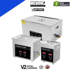 Mesin Smart Ultrasonik Cleaner 30 /20 /10 /6 /3L Pembersih Getar Panas Emas Perhiasan Part Mesin Lab Ultrasonic Stainless