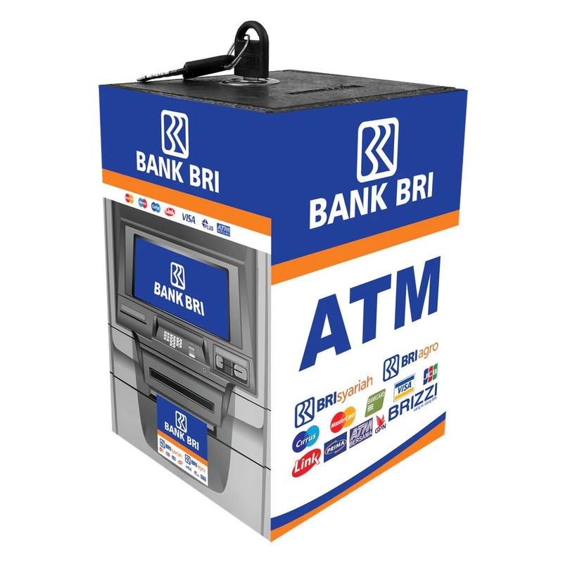Celengan ATM Murah Jumbo 15x20 Karakter Mini Bank Dengan Kunci Kotak Penyimpanan Uang Tabungan Kunci Viral Anti Rayap 3