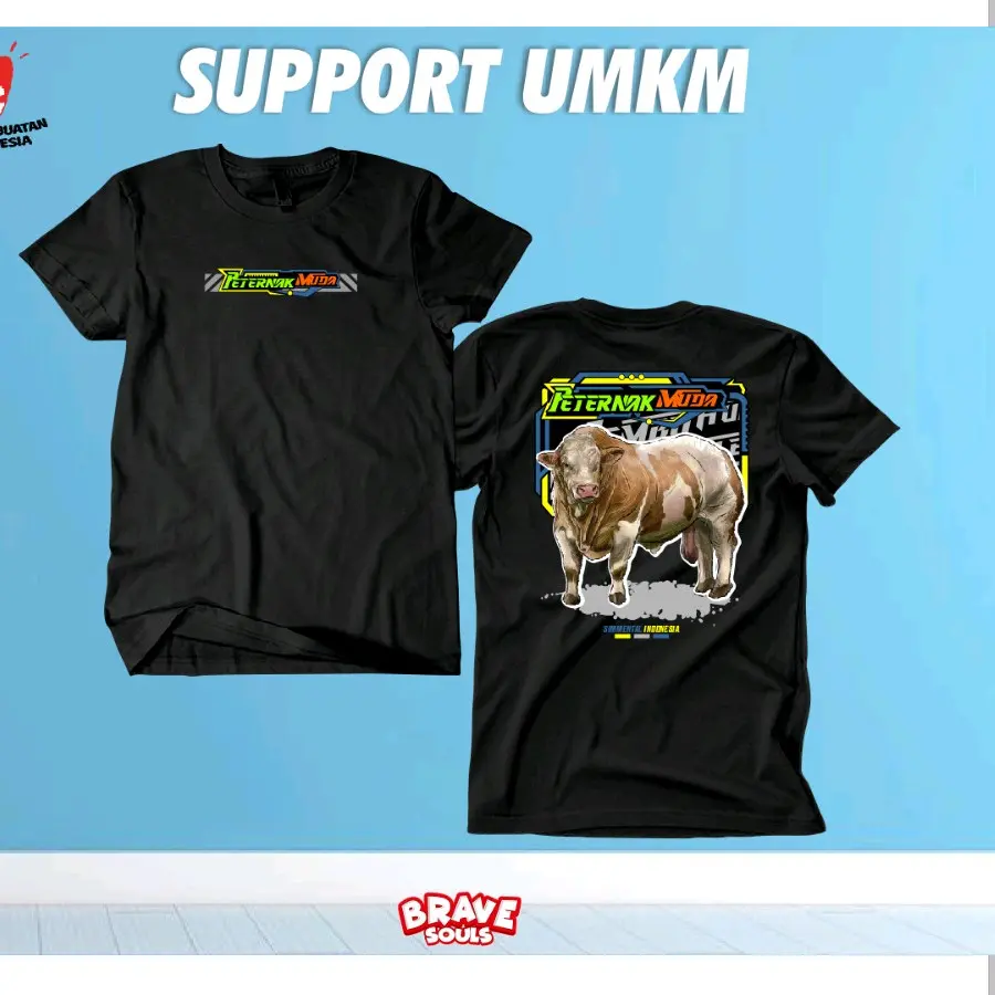 KAOS PETERNAK SAPI PERTERNAK MUDA SIMENTAL INDONESIA
