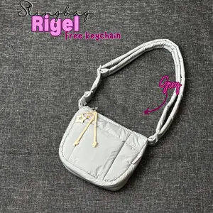 RIGEL Slingbag - Tas Pria wanita Gratis Gantungan parasut puffy hologram anti air Selempang