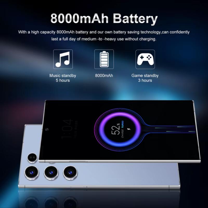 [CUCI GUDANG MASSAL]  S.25 Ultra Ponsel Asli Grade A 7.3 Inch 8000mAh Baterai Tahan Lama Extreme Pro Kamera 72MP+108MP Panorama 360° 16GB+1TB HANDPHONE MURAH ASLI ORI GARANSI TOKO