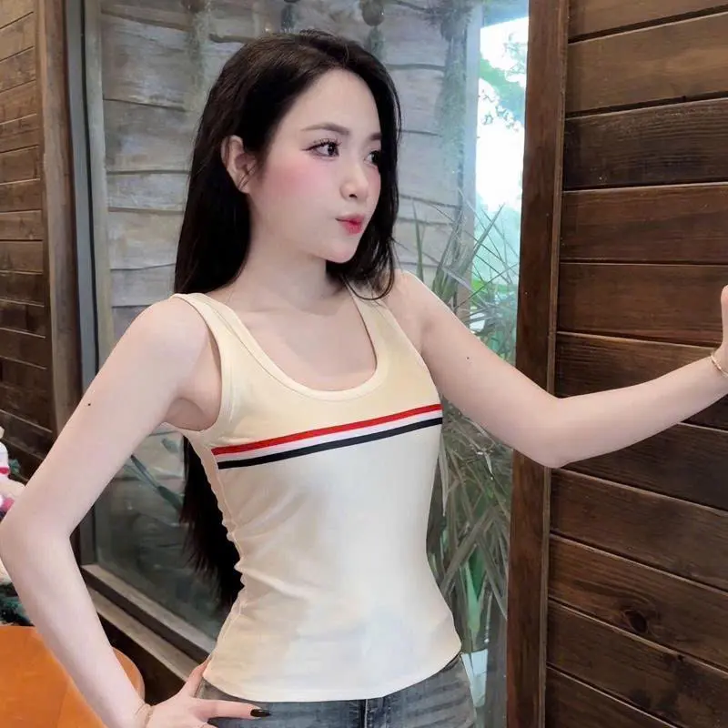 [BOZIP CHÍNH PHẨM] Áo Thun  Ba Lỗ Có Phối Sọc , Tạo Điểm Nhấn Phong Cách Trẻ Trung . Chất Liệu Vải Bozip Loại 1 co giãn 4 chiều ôm body áo kiểu tiểu thư xinh xắn – BY BOOM STORE | BigBuy360 - bigbuy360.vn