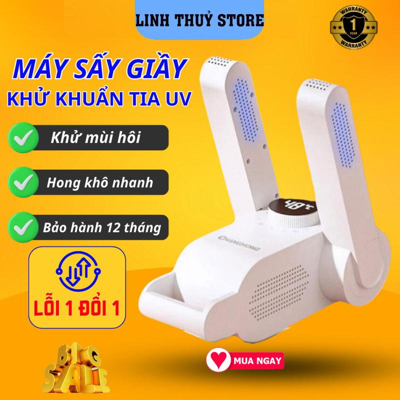 Máy Sấy Giày Khử Khuẩn Tia UV, Máy Sấy Giày Khử Mùi Bằng Tia Cực Tím, Có Hiển Thị Nhiệt Độ, Máy Sấy 3 Chiều, Sấy Giày Mùa Ẩm Mốc, Tiện Lợi