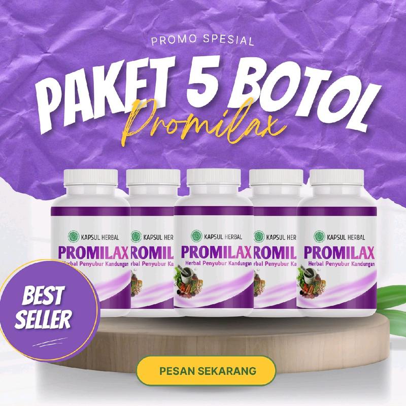PAKET 5 BOTOL PROMILAX - penyubur Kandungan Cepat Hamil - Shop | Tokopedia