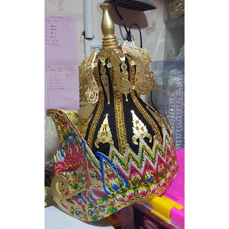 Irah - Irahan Wayang Orang Prabu Kresna - Mahkota Wayang Orang Prabu Kresna 2