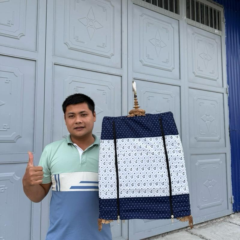 Mẫu áo lồng Ba khoang Hoa bèo phối chấm bi Mẫu áo sang xịn chất vải mềm mịn áo lồng chào mào v í p From 37 cm