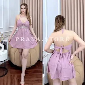 Dress mini marimar sexy look bahan rayon premium