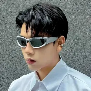 Kacamata Hitam Sepeda Model Cyberpunk Korea Fashion Eyewear Sunglasses