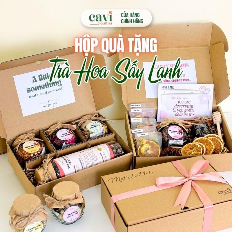 Set Quà Tặng Trà Hoa Sấy Lạnh Enjoy Tea Trà Hoa Thảo Mộc Quà Tặng Người Thân Bạn Bè Người Yêu
