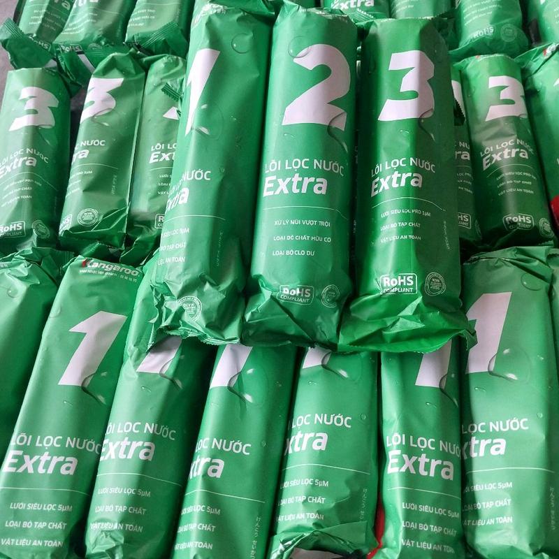 Bộ lõi lọc thô 123 kangaroo Extra dùng cho các dòng máy lọc nước RO gia đình