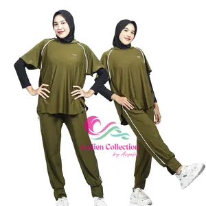 Gia Sport | Setelan Baju Olahraga Wanita Bahan Jersey Premium
