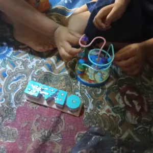 Mainan Anak Basic Kayu Edukasi Sensory Montessori Mini Round Beads Jam Puzzle 3D Shape Geometri Xylophone Kado Toys