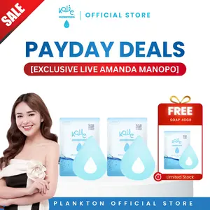 [EXCLUSIVE LIVE AMANDA MANOPO] [3PCS] KOJIC PLANKTON BRIGHT & GLOW SOAP 40 GR with Niacinamide 5% Mencerahkan kulit