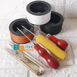 Jarum Sol Lengkap Benang Nylon dan Gunting Sesuai Foto