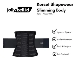 Jollybell.id KR2137 Korset Pelangsing Belt Kompresi Ekstra Pinggang Perut Body Slimming Melahirkan