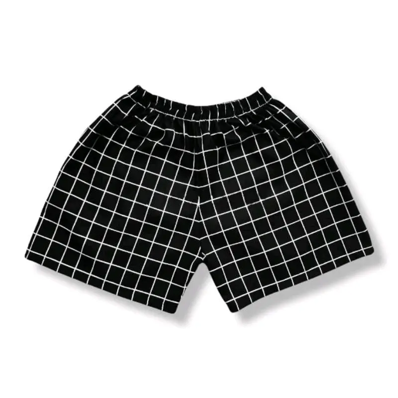 celana pendek kolor boxer shortpants kolor jumbo shortpants big size celana sehari hari celana santai Lembut Katun Nyaman Unisex Motif