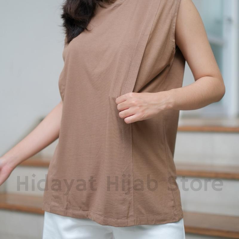 Manset busui buntung (tanpa lengan) Kaos Wanita Manset busui buntung (tanpa lengan) Kaos Wanita