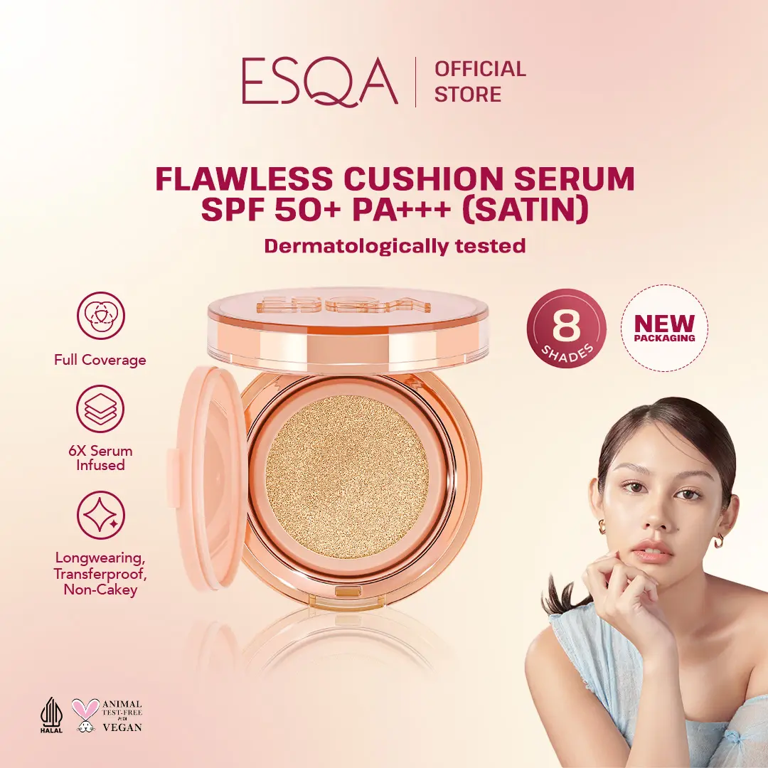 ESQA Flawless Cushion Serum SPF 50+ PA+++ - Satin