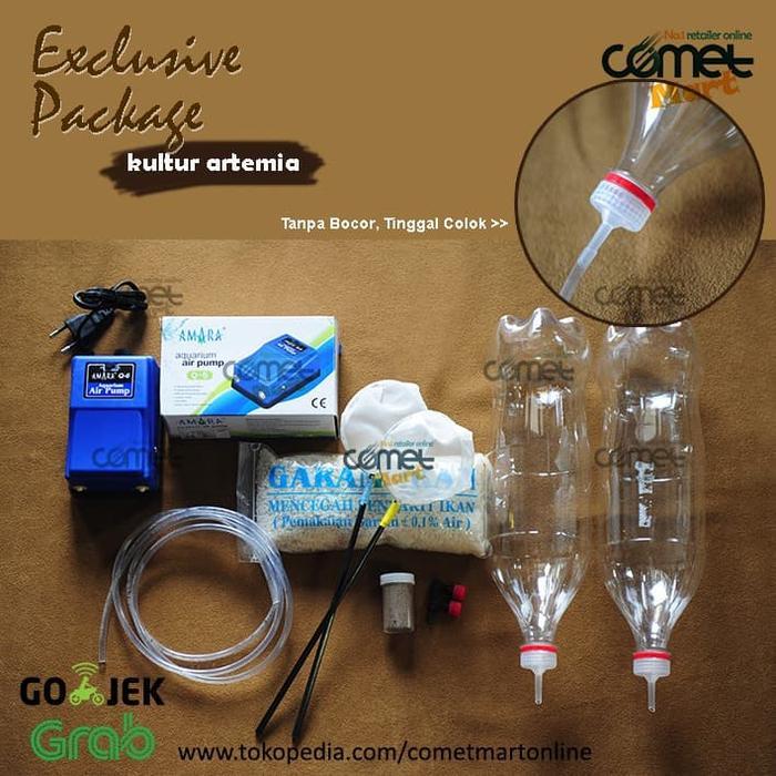 PAKET EXCLUSIVE KULTUR ARTEMIA AERATOR 2 LUBANG. Pakan Burayak