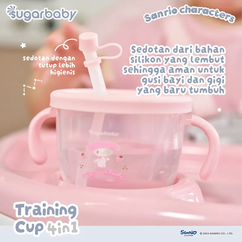 Sugar baby Training Cup 4in1 Karakter 150ml 2