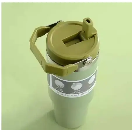 MC11-Tumbler Handle 2in1 / Botol Minum Portable Teh Kopi Stainless Steel Vacuum Insulated Mug 890ml & 900ml Termos 4
