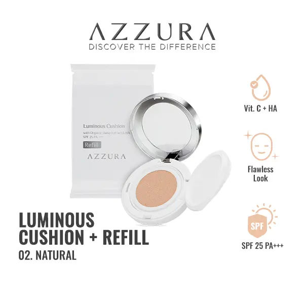 AZZURA Luminous Cushion Natural 15g + Refill 0