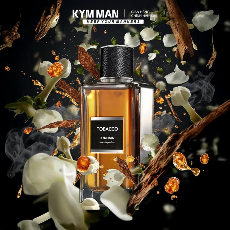 Nước Hoa Nam T0baco KYM MAN Lịch Lãm -Quyến Rũ - Sang Trọng 100ml - KYM MAN Perfume Xịt Thơm Cosmetic