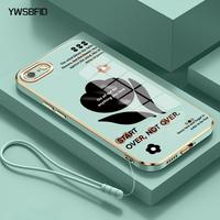 Gambar YWSBFID Casing Hp untuk OPPO A71 A71K Case Pola Cinta bunga kasing Pelapisan Samping Lanyard Silikon Softcase Casing - Gaya1, OPPO A71 dari YWSBFID MALL Kab. Tangerang 2 Tokopedia