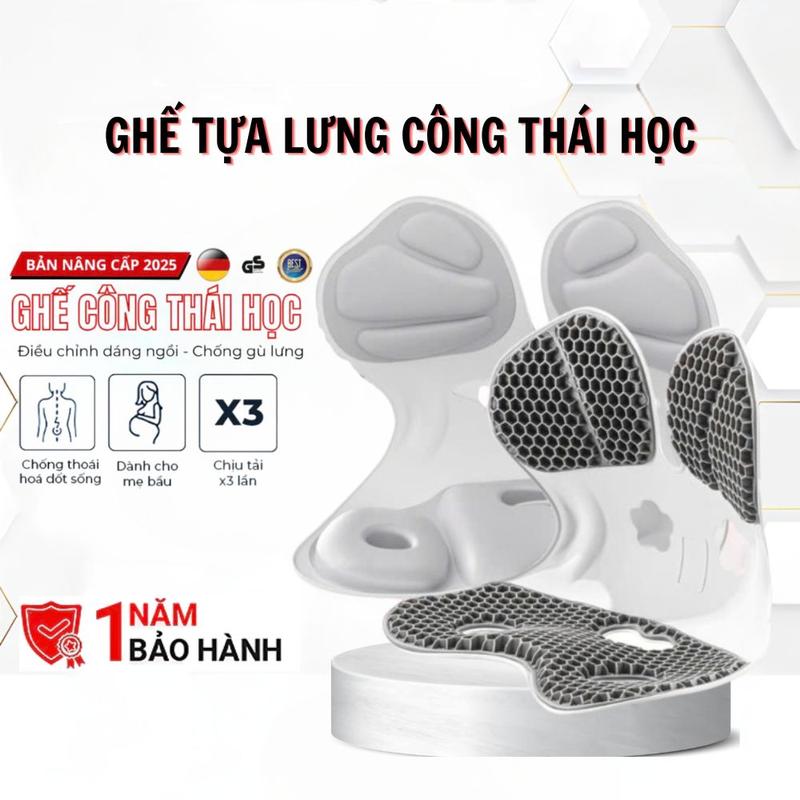 Ghế Công Thái Học Chỉnh Dáng Ngồi GodWell Bản VIP Chống Gù Lưng Ghế Tựa Bà Bầu Phù Hợp Cho Văn Phòng Trẻ Em