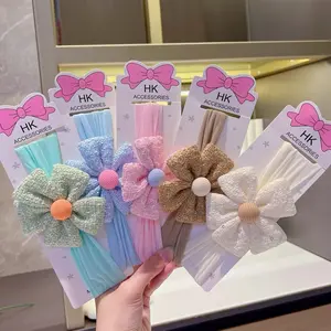 Bandana Bayi Motif Bunga kupu kupu/ Bando Balita Anak Perempuan / Headband Anak / Bando Anak / Aksesoris Rambut