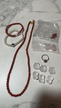 Product Review of sliver plated gold unisex  semiprecious stone necklaces & pendants from T**林 0