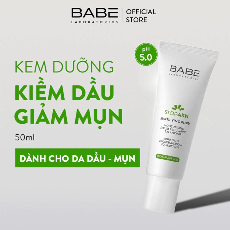 Kem Dưỡng BABÉ STOP AKN MATTIFYING FLUID Giúp Giảm Mụn, Dưỡng Ẩm Và Kiểm Soát…