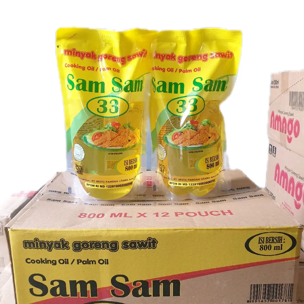 Minyak goreng Sam Sam 800ml/12 pouch/dus