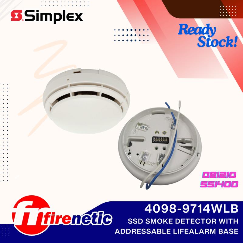 Simplex 4098-9714 Smoke Detector + Base 4098-9789 - Shop | Tokopedia