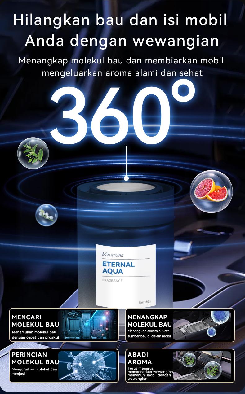 Kathwi K-nature Car Fragrance Aroma Tahan Lama Dan Menyenangkan Pengharum Mobil Mewah Terbaru 180g Formula Hipoalergenik Antibakteri Dan Penghilang Formaldehida