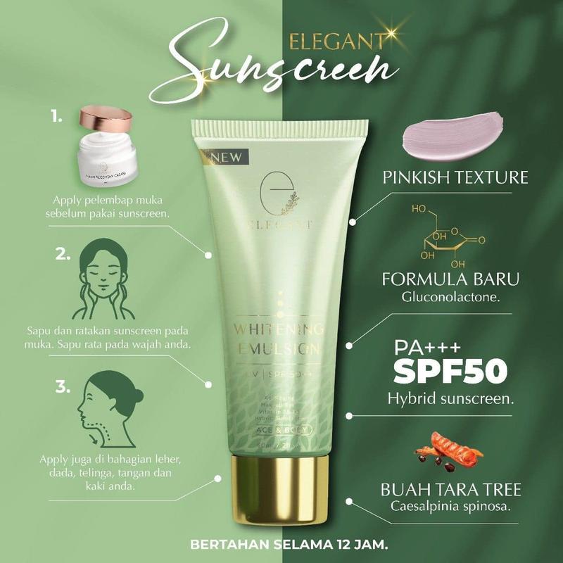 Product Introduction of EWE ELEGANT GLOW SUNSCREEN 1