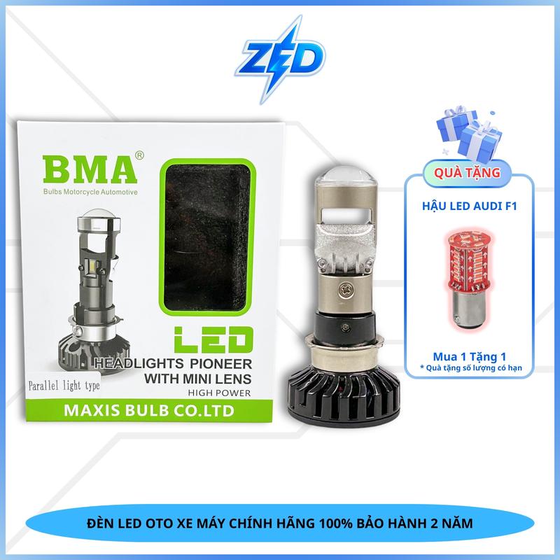Đèn Pha Bi Cầu Mini M8C BMA - 35W Chân M5 Lắp Wave Nhỏ Dream Việt Dream Thái SH Mode Liberty Wave ZX Wave Thái YaZ Xì Po Future 1 Future 2 ...