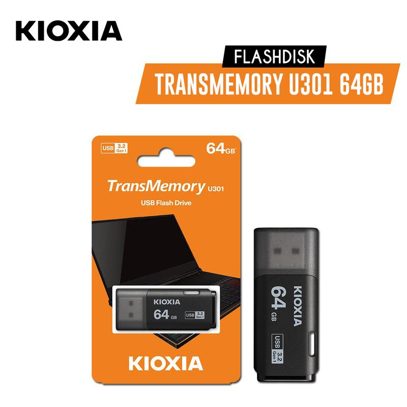 KIOXIA flashdisk 64GB U301 USB3.2 Storage Original Japan Quality ...