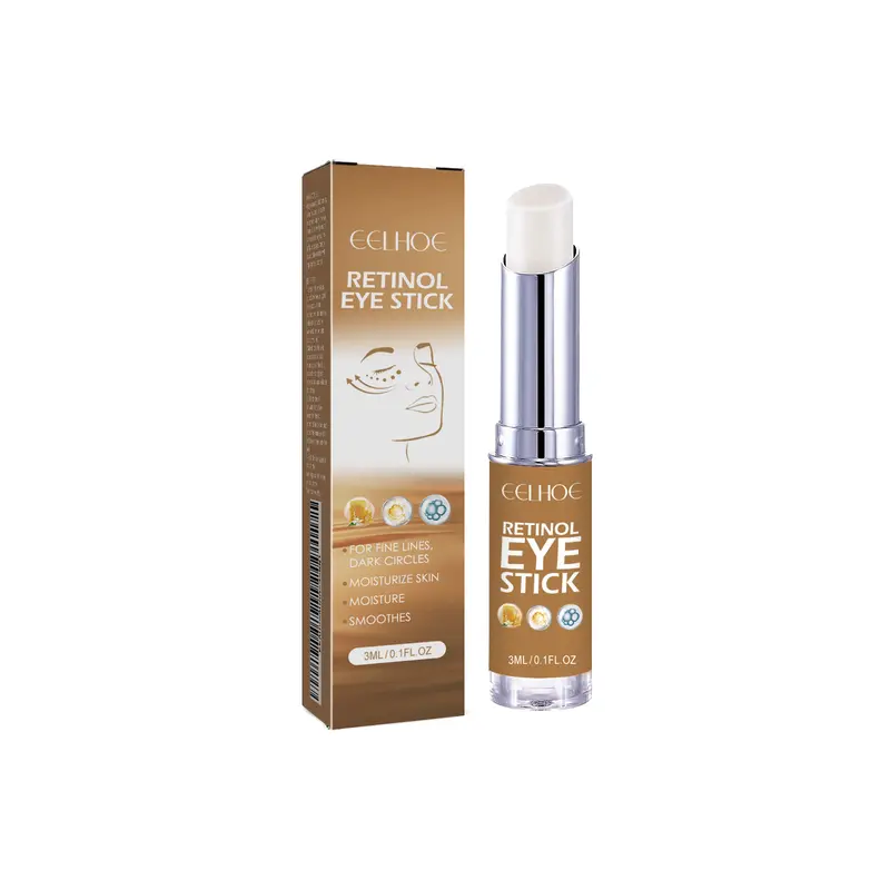 [COD]EELHOE Retinol Eye Cream Stick Mengurangi Garis Halus, Memudarkan Kantung Mata Dan Lingkaran Hitam, Melembabkan Dan Mengencangkan Kulit Sekitar Mata 3ml 0