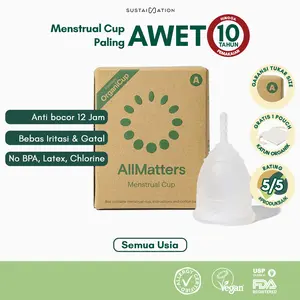 OrganiCup Menstrual Cup - Cawan Menstruasi