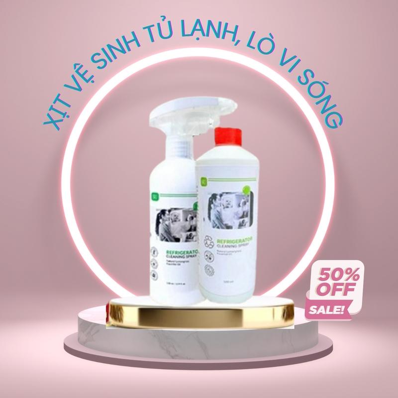  Chai Xịt Vệ Sinh Tủ Lạnh Lò Vi Sóng SU X5 Cleaner 500ml Vệ Sinh Khử Mùi Khử Khuẩn Hiệu Quả. Làm Sạch 