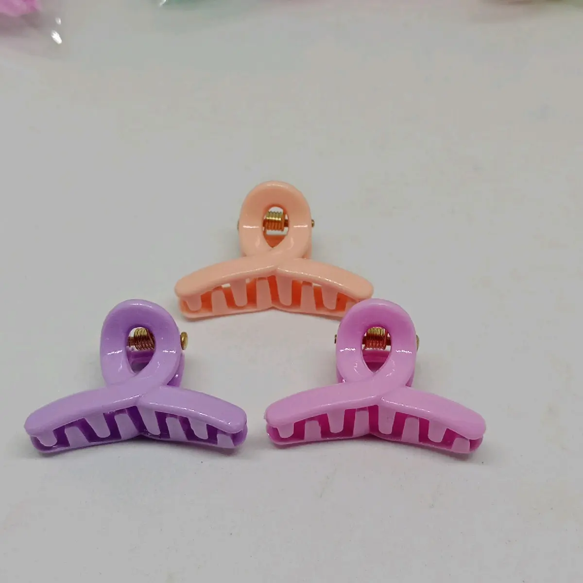 Jepit rambut mini isi 3pcs warna warni Aksesoris