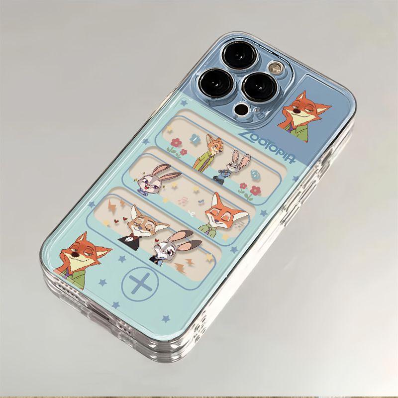 Ốp trong suốt bảo vệ ống kính máy ảnh họa tiết cặp đôi Zootopia [Sản phẩm sẵn…