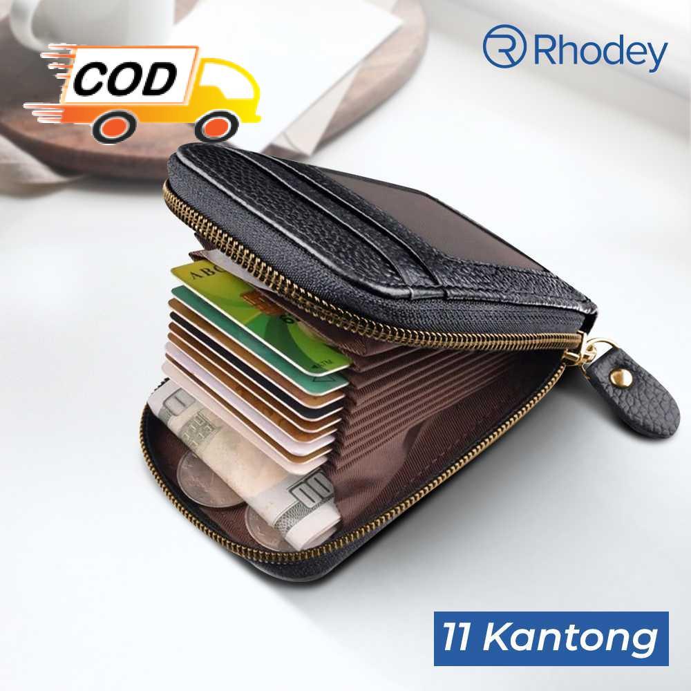 Dompet Kulit Pria Travel 11 Slot untuk Kartu Kredit ATM KTP Uang Warna Hitam Dompet Kulit Pria Travel 11 Slot untuk Kartu Kredit ATM KTP Uang Warna Hitam